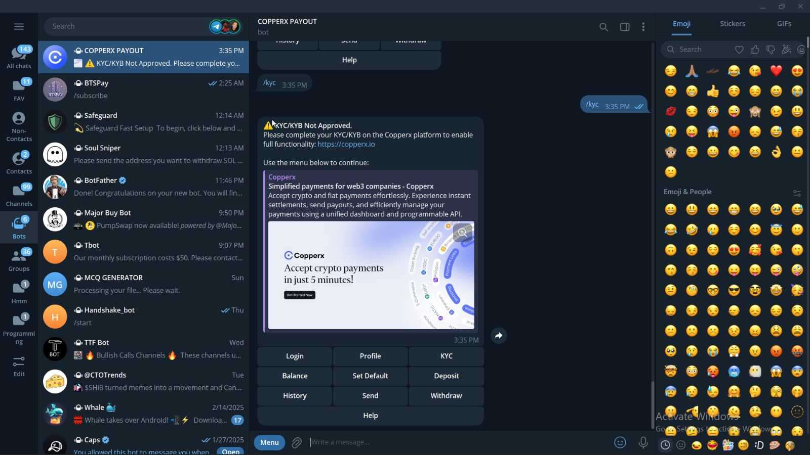 CopperX Screenshot